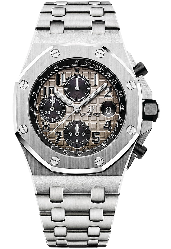 Audemars Piguet - Royal Oak Offshore - 42 MM - Platinum - Chronograph - 26470PT.OO.1000PT.01 nyc watcher nyc watches