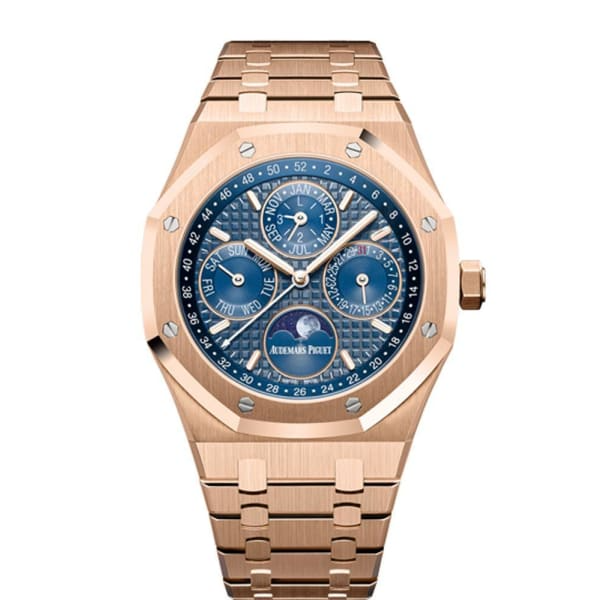 Audemars Piguet - Royal Oak - Perpetual Calendar and Moonphase - 41 MM - Rose Gold - 26574OR.OO.1220OR.02 nyc watcher nyc watches