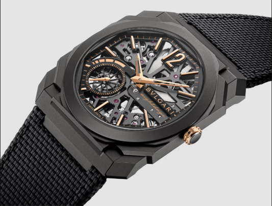 Bvlgari Octo Finissimo - 40 MM - Titanium - Openwork Skeleton Dial - 104121