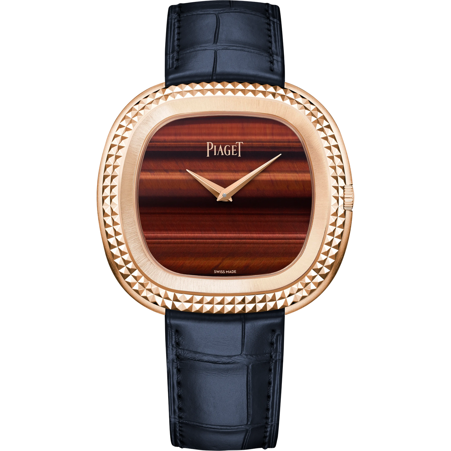Piaget Andy Warhol - Rose Gold - 45 MM x 43 MM - Blue Alligator Leather Strap - Bull's Eye Dial - G0A51245