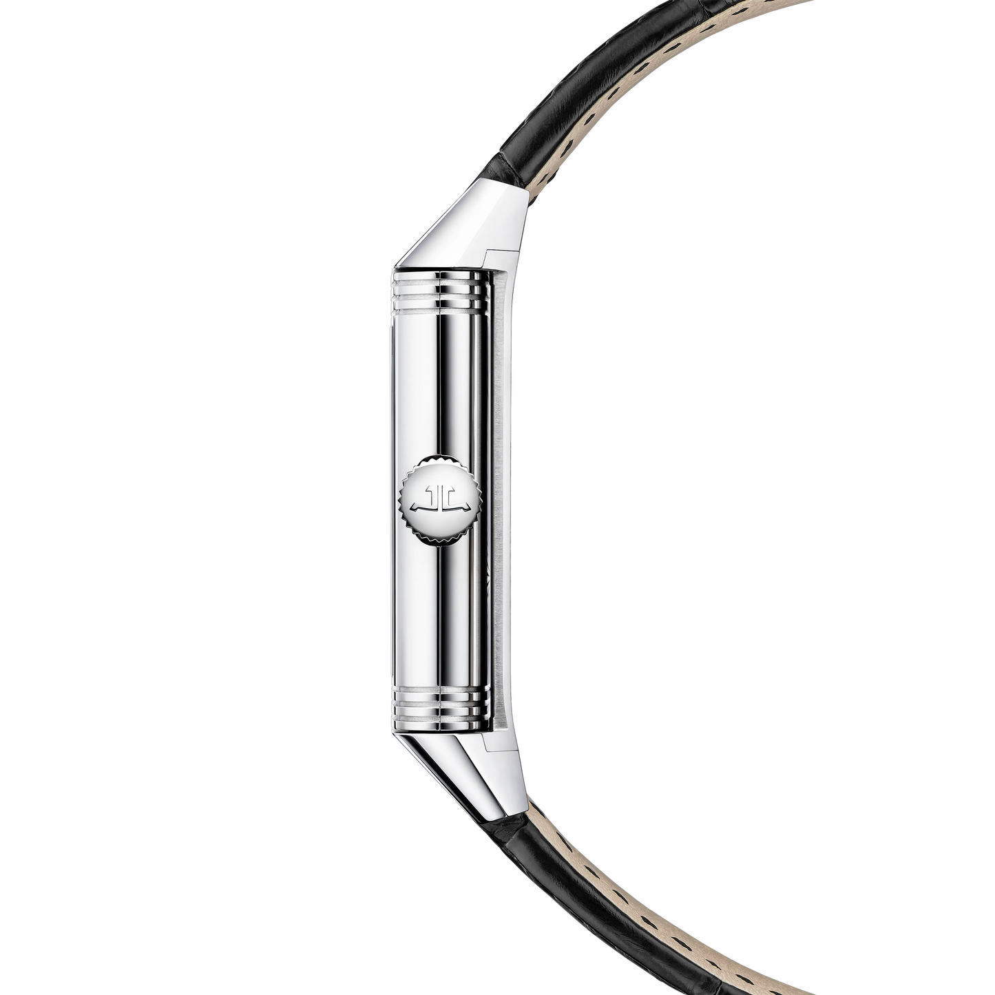 JLC - Reverso Tribute Saam Comes To Alburz - Limited Edition - 45.6 MM x 27.4 MM - White Gold - Green Guilloché Enamel Dial - Black Leather Strap - Q39334S3
