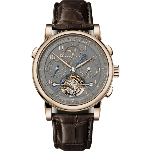 A.Lange & Söhne Turbograph Perpetual - Moonphase - 43 MM - Yellow Gold - White Dial - 706.050FE nyc watcher nyc watches