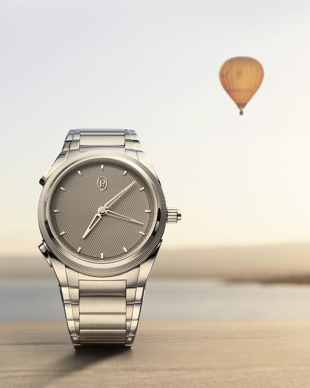 Parmigiani Fleurier Tonda PF MINUTE RATTRAPANTE - 40 MM - Steel & Platinum - Grey Dial - PFC904-1020001-100182