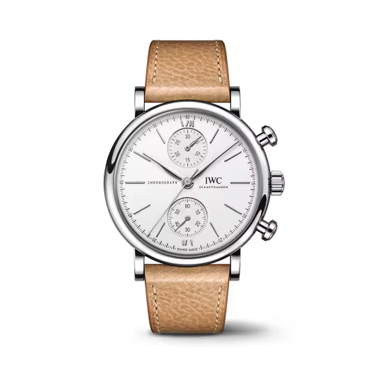 IWC Portofino - Steel - Chronograph - 39 MM - White Dial - IW391502 nyc watcher nyc watches