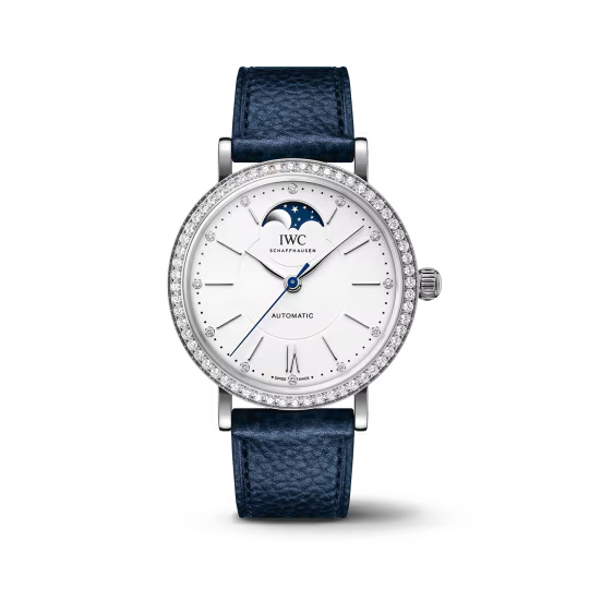 IWC Portofino - Steel - Moonphase - 37 MM - White Dial - IW659601 nyc watcher nyc watches