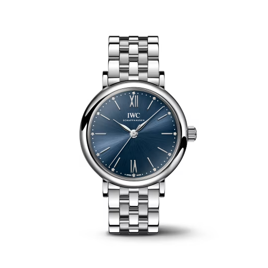 IWC Portofino - Steel - 34 MM - Blue Dial - IW357413 nyc watcher nyc watches