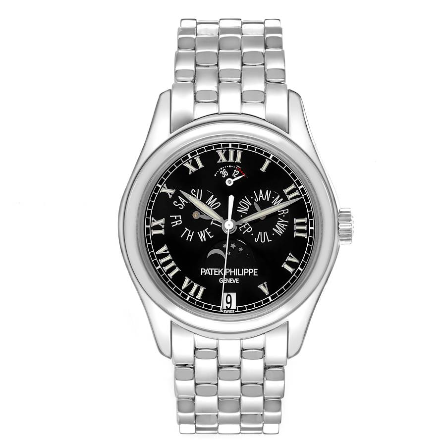Patek Philippe Complications - Moonphase and Annual Calendar - 36.5 MM - White Gold - 5036/1G nyc watcher nyc watches