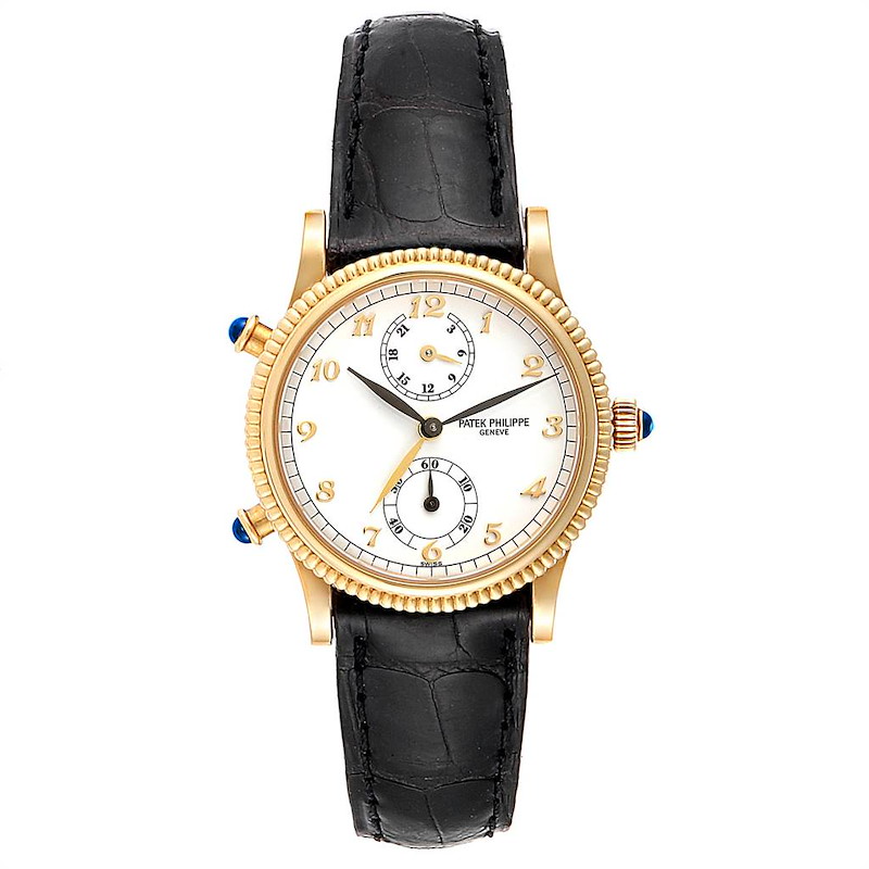 Patek Philippe Calatrava Travel Time - 29 MM - Yellow Gold - 4864J nyc watcher nyc watches