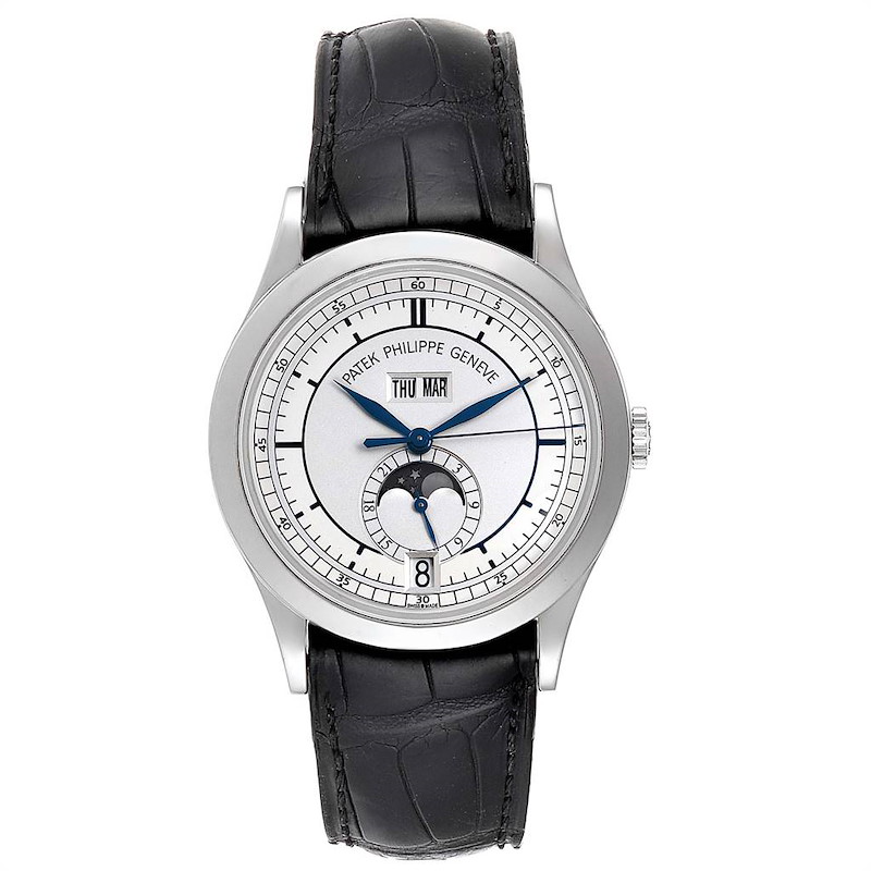 Patek Philippe Complications - Moonphase and Annual Calendar - 39 MM - White Gold - 5396G-001 nyc watcher nyc watches
