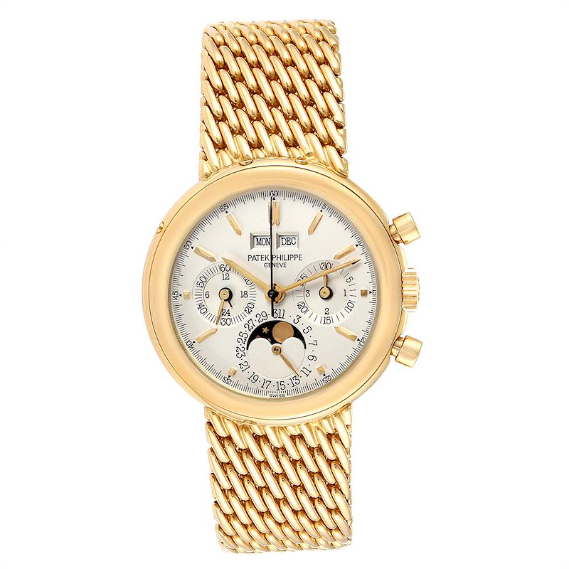Patek Philippe Complications - Perpetual Calendar, Chronograph and Moonphase - 36.5 MM - Yellow Gold - 3970/1J nyc watcher nyc watches