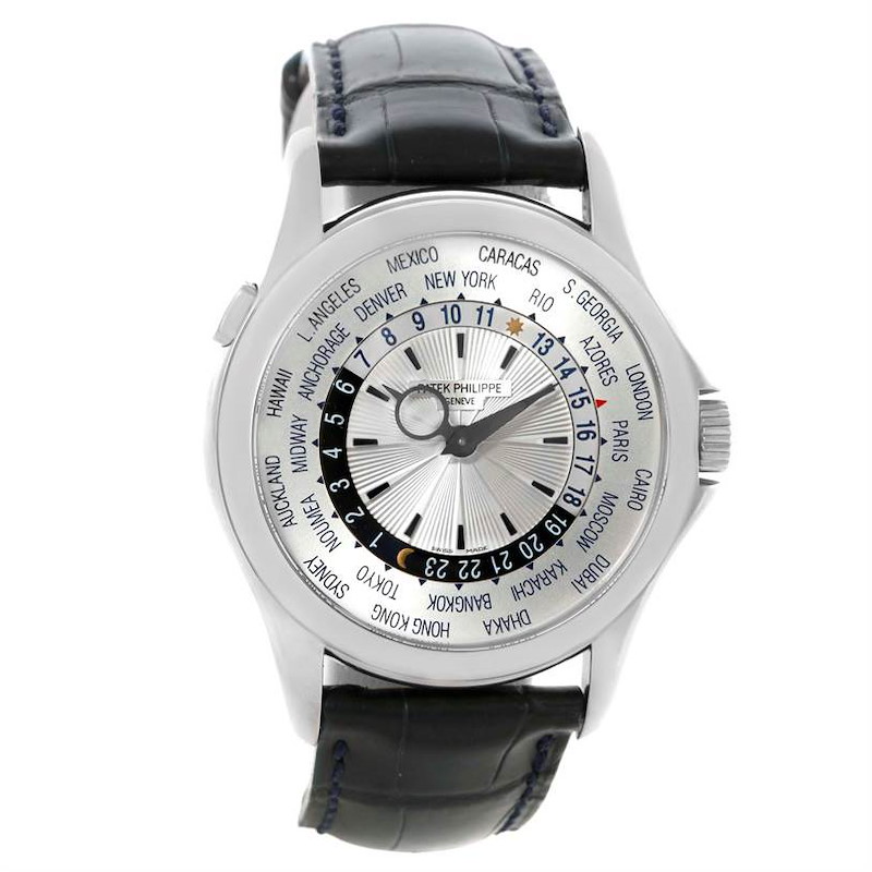 Patek Philippe Complications - World Time - White Gold - 39.5 MM - 5130G/001 nyc watcher nyc watches