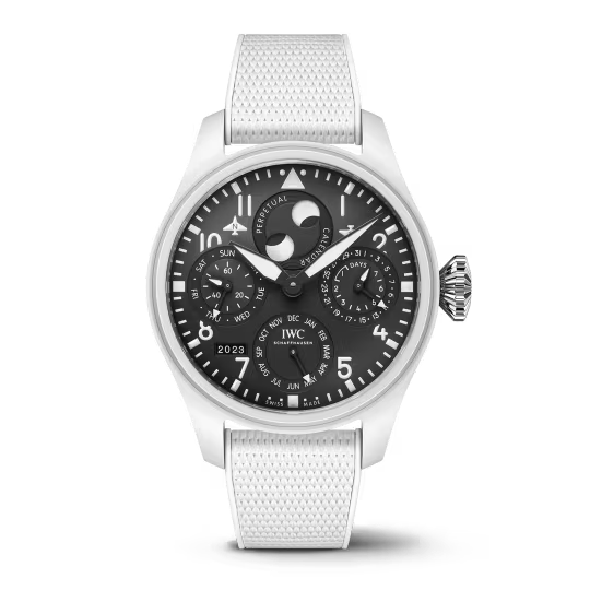 IWC Pilot's Watch Perpetual calendar - Moonphase - Ceramic - 46.5 MM - Black Dial - IW503008 nyc watcher nyc watches