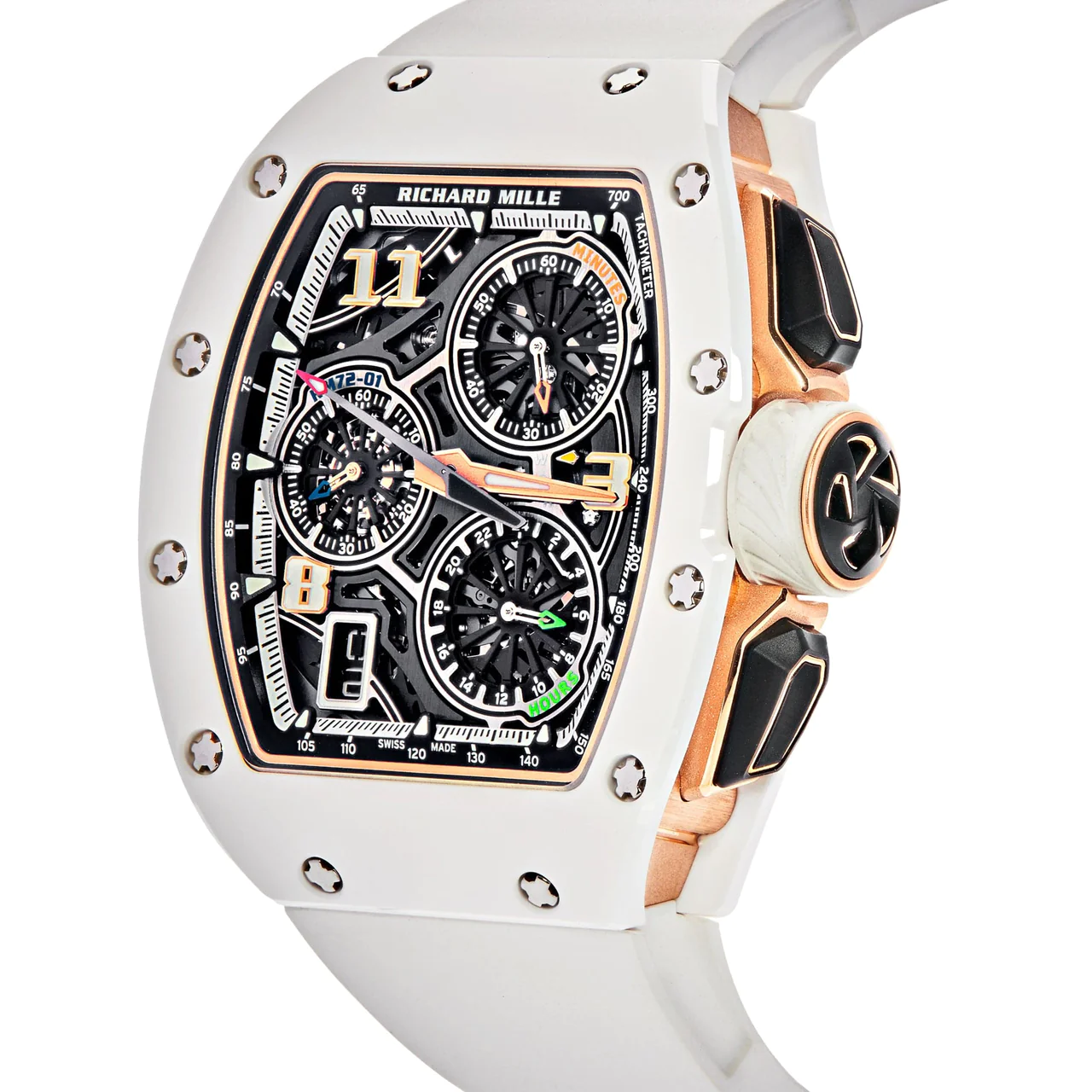 Richard Mille - Ceramic and Rose Gold - RM 72-01 RG CR nyc watcher nyc watches