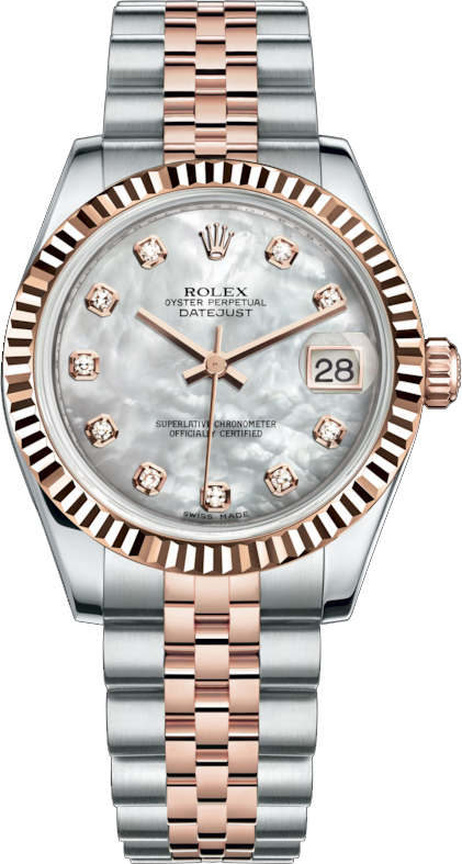 Rolex Datejust - 31 MM - Steel and Rose Gold - 178271 mopdj nyc watcher nyc watches
