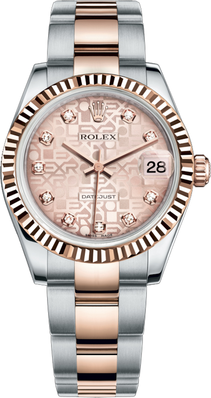 Rolex Datejust - 31 MM - Steel and Rose Gold - 178271-0038 nyc watcher nyc watches