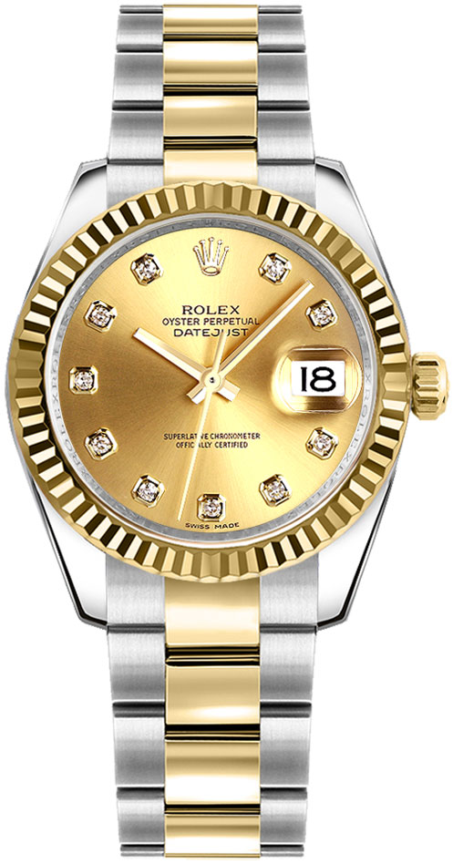 Rolex Datejust - 31 MM - Steel and Yellow Gold - 178273-0018 nyc watcher nyc watches