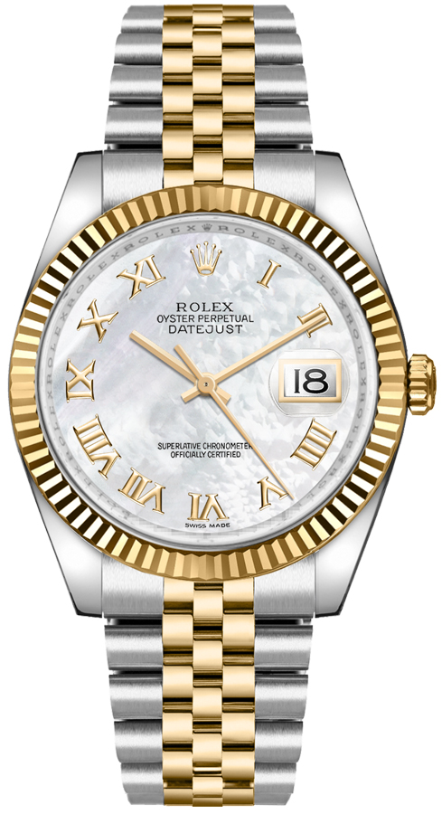 Rolex Datejust - 36 MM - Steel And Yellow Gold - 116233-0203 nyc watcher nyc watches