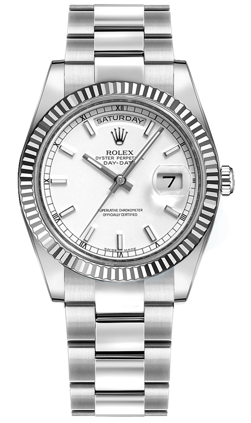Rolex Day-Date - 36 MM - White Gold - 118239 whso nyc watcher nyc watches