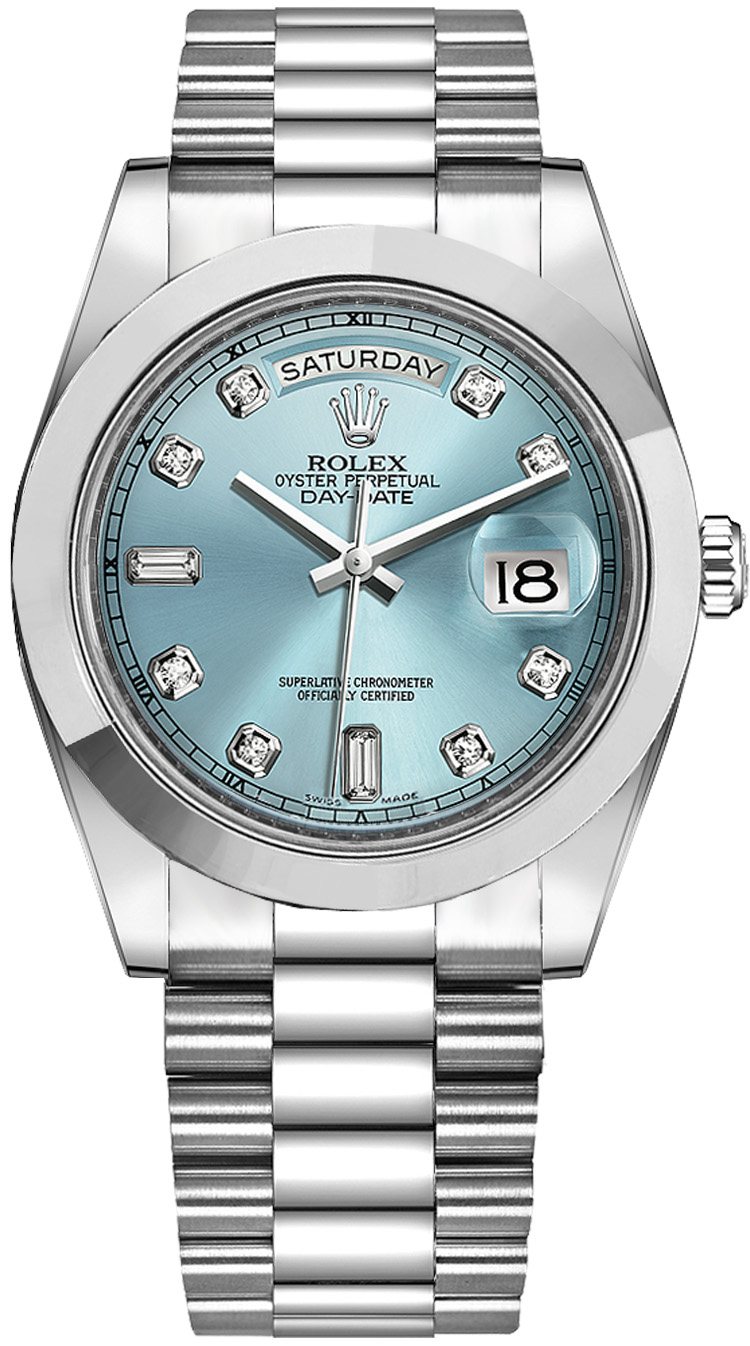 Rolex - Day Date - Platinum - 41 MM - 218206-0009 nyc watcher nyc watches