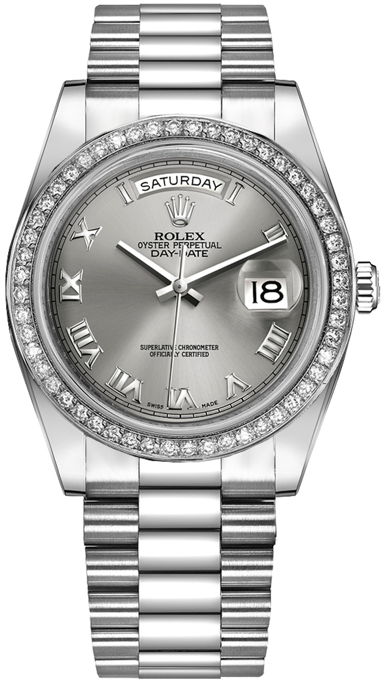 Rolex Day-Date - 41 MM - White Gold - 218349 slr nyc watcher nyc watches