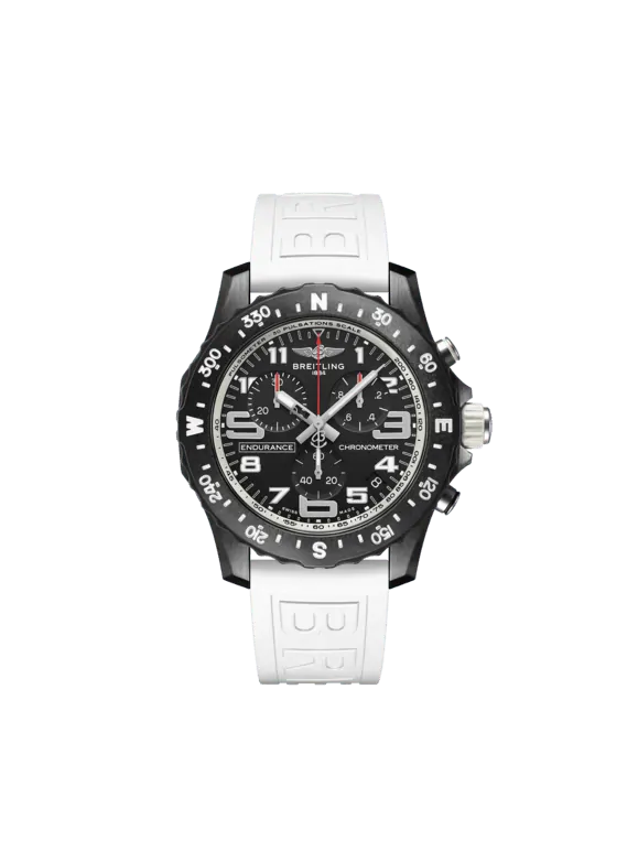 Breitling Professional Breitlight 44 MM - White Rubber Strap - Black Dial - X82310A71B1S1