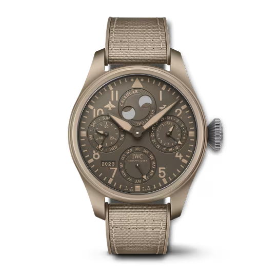 IWC Pilot's - Ceramic - Moonphase and Perpetual Calendar - 46.5 MM - Brown Dial - IW503004 nyc watcher nyc watches