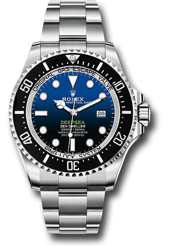 Rolex James Cameron Stainless Steel Sea-Dweller Watch - 44 MM - Oyster Bracelet - D-Blue Dial - 126660 dbl