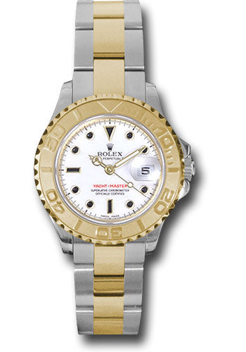 Rolex Stainless Steel & Yellow Gold Yacht-Master Watch - 29 MM - Oyster Bracelet - White Dial - 169623