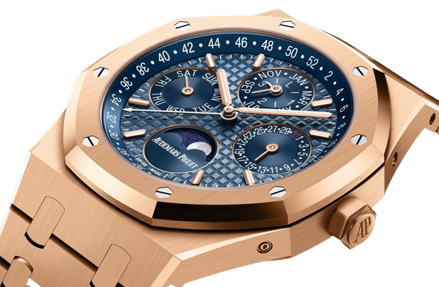 Audemars Piguet - Royal Oak - Perpetual Calendar and Moonphase - 41 MM - Rose Gold - 26574OR.OO.1220OR.03 nyc watcher nyc watches