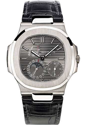 Patek Philippe Nautilus - Moonphase - 40 MM - White Gold - 5712G-001 nyc watcher nyc watches