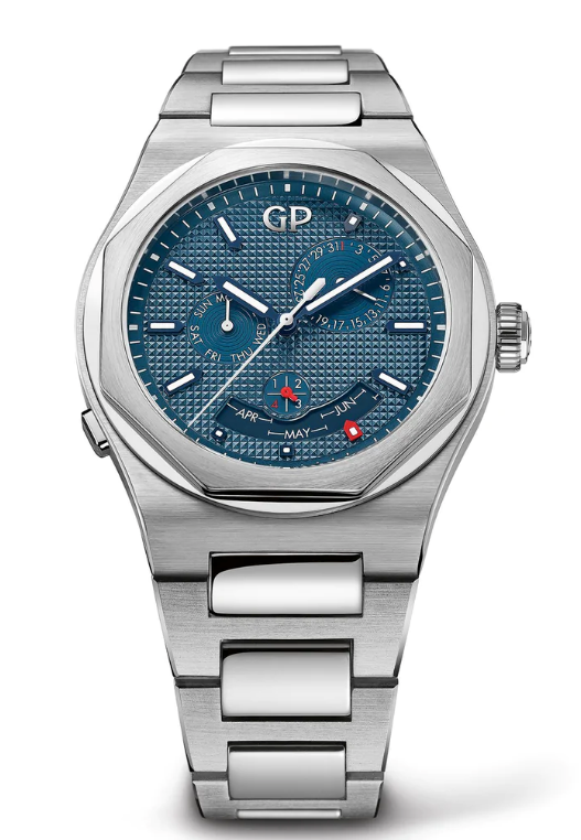 Girard-Perregaux Laureato Stainless Steel 42 MM - Stainless Steel Bracelet - Blue Dial - 81035-11-431-11A