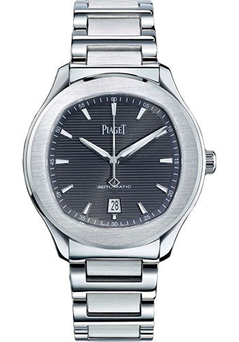 Piaget Polo - Stainless Steel 42 MM - Stainless Steel Bracelet - Grey Dial - Stainless Steel Bezel - G0A41003