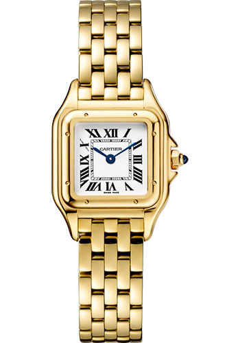 Cartier Panthére De Cartier Yellow Gold 22 MM - Yellow Gold Bracelet - Yellow Gold Bezel - White Dial - WGPN0008