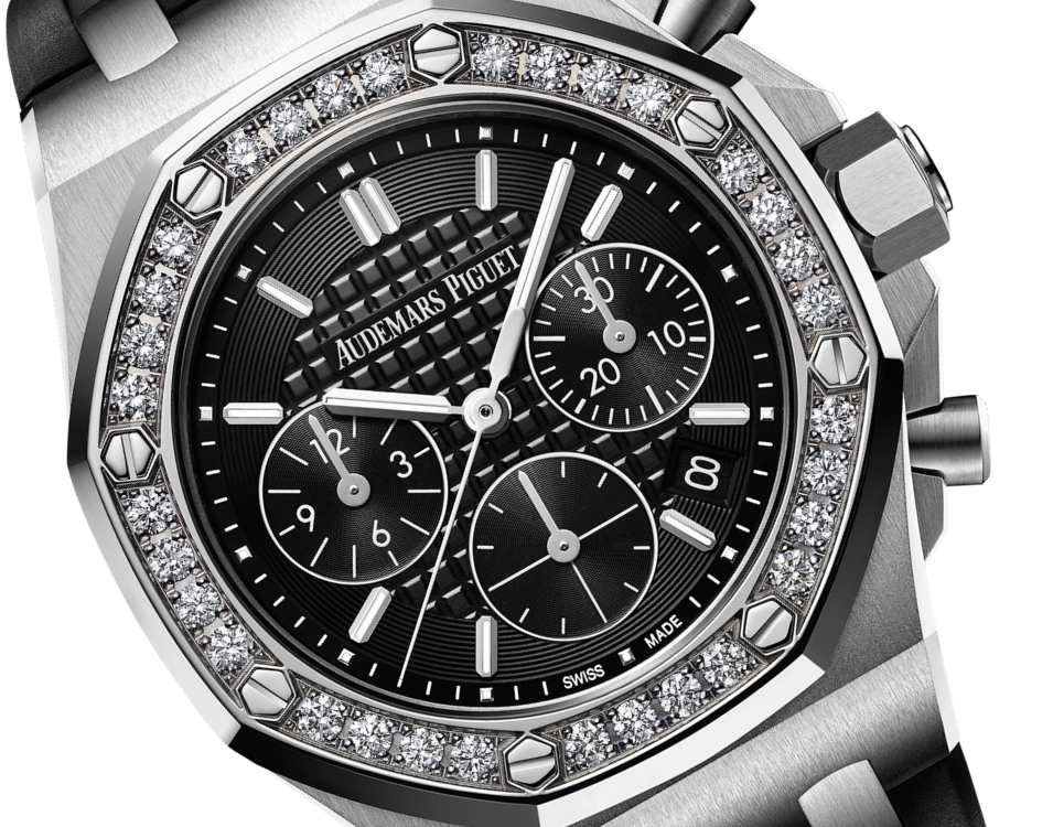 Audemars Piguet Royal Oak Offshore Stainless Steel Selfwinding Chronograph 37 MM - Black Rubber Strap - Black Dial - 26231ST.ZZ.D002CA.01