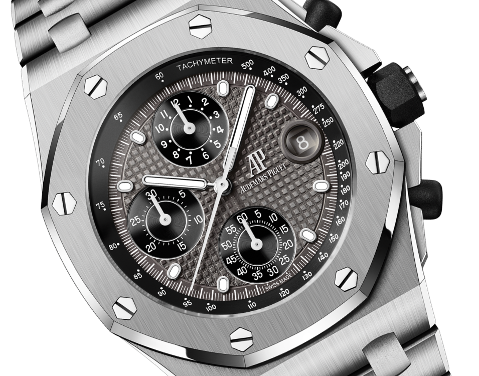 Audemars Piguet Royal Oak Offshore Titanium Selfwinding Chronograph 42 MM - Titanium Bracelet - Grey Dial - 26238TI.OO.2000TI.01