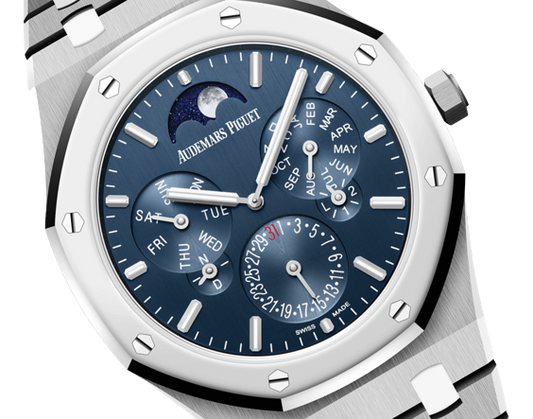 Audemars Piguet - Royal Oak - Perpetual Calendar and Moonphase - 41 MM - Titanium - 26586IP.OO.1240IP.01  nyc watcher nyc watches