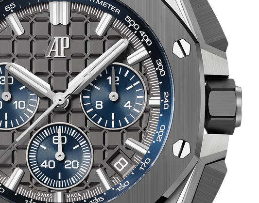 Audemars Piguet Royal Oak Offshore Titanium Selfwinding Chronograph 43 MM - Grey Rubber Strap - Grey Dial - 26420IO.OO.A009CA.01