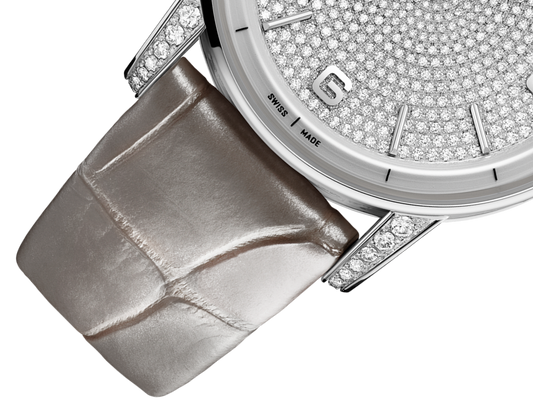Audemars Piguet Code 11.59 Selfwinding White Diamond Case 41 MM - Grey Leather Strap - White Gold Diamond Dial - White Gold Bezel - 15210BC.ZZ.D128CR.01