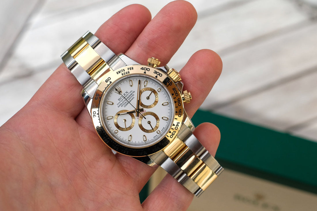 NYC Watchers: The Rolex Daytona Two-Tone Chronograph Watch 116523