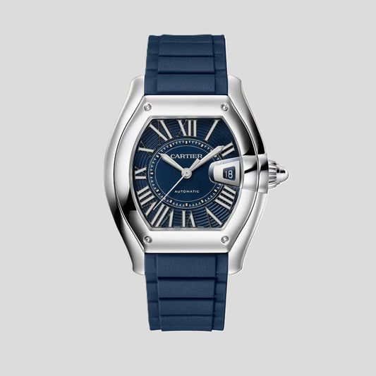 Cartier Roadster Watch - Steel - 47.2 MM - Blue PVD Roman Dial - WSRD0014