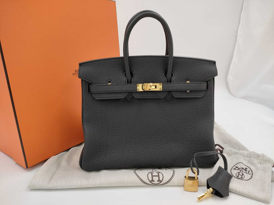Hermès Birkin 25 - Black Togo - Gold Hardware - BS25BTGHW