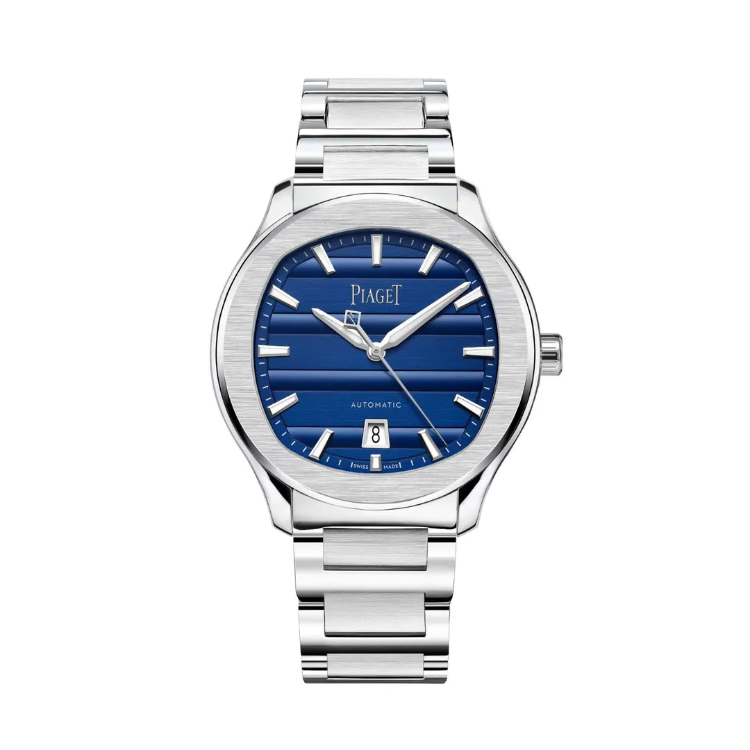 Piaget Polo Signature Date - Stainless Steel - 42 MM - Stainless Steel Bracelet - Blue Dial - G0A51032