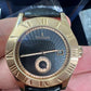 Corum Romvlvs - 41 MM Rose Gold - Black Dial - Black Leather Strap - 02.0002