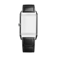 JLC - Reverso Classic Monoface Small Seconds - 45.6 MM x 27.4 MM - Stainless Steel - Silvered-Gray Guilloché Dial - Black Leather Strap - Q3858524