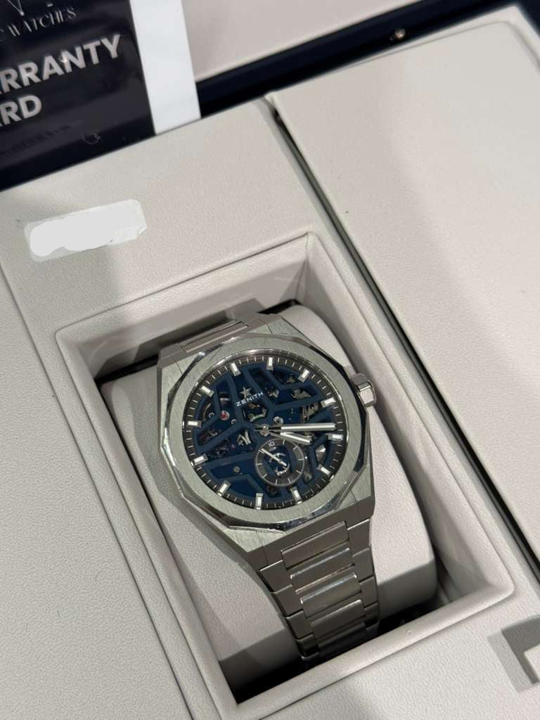 Zenith DEFY Skyline Skeleton - 41 MM - Stainless Steel - Blue Dial - 03.9300.3620/79.I001