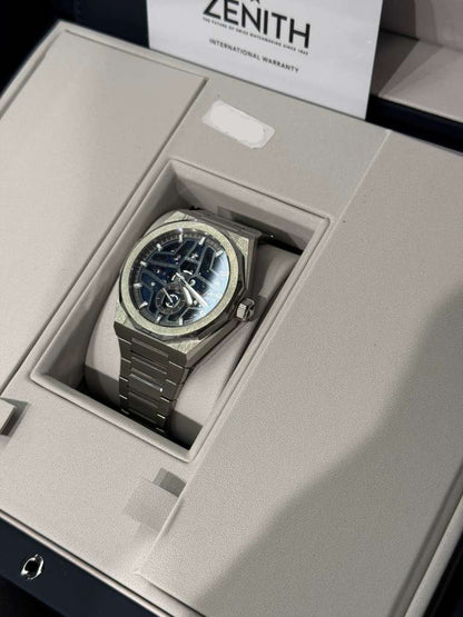 Zenith DEFY Skyline Skeleton - 41 MM - Stainless Steel - Blue Dial - 03.9300.3620/79.I001