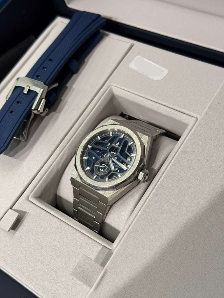 Zenith DEFY Skyline Skeleton - 41 MM - Stainless Steel - Blue Dial - 03.9300.3620/79.I001