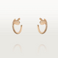 Cartier Just Un Clou Earrings - Rose Gold - Diamonds - B8301429