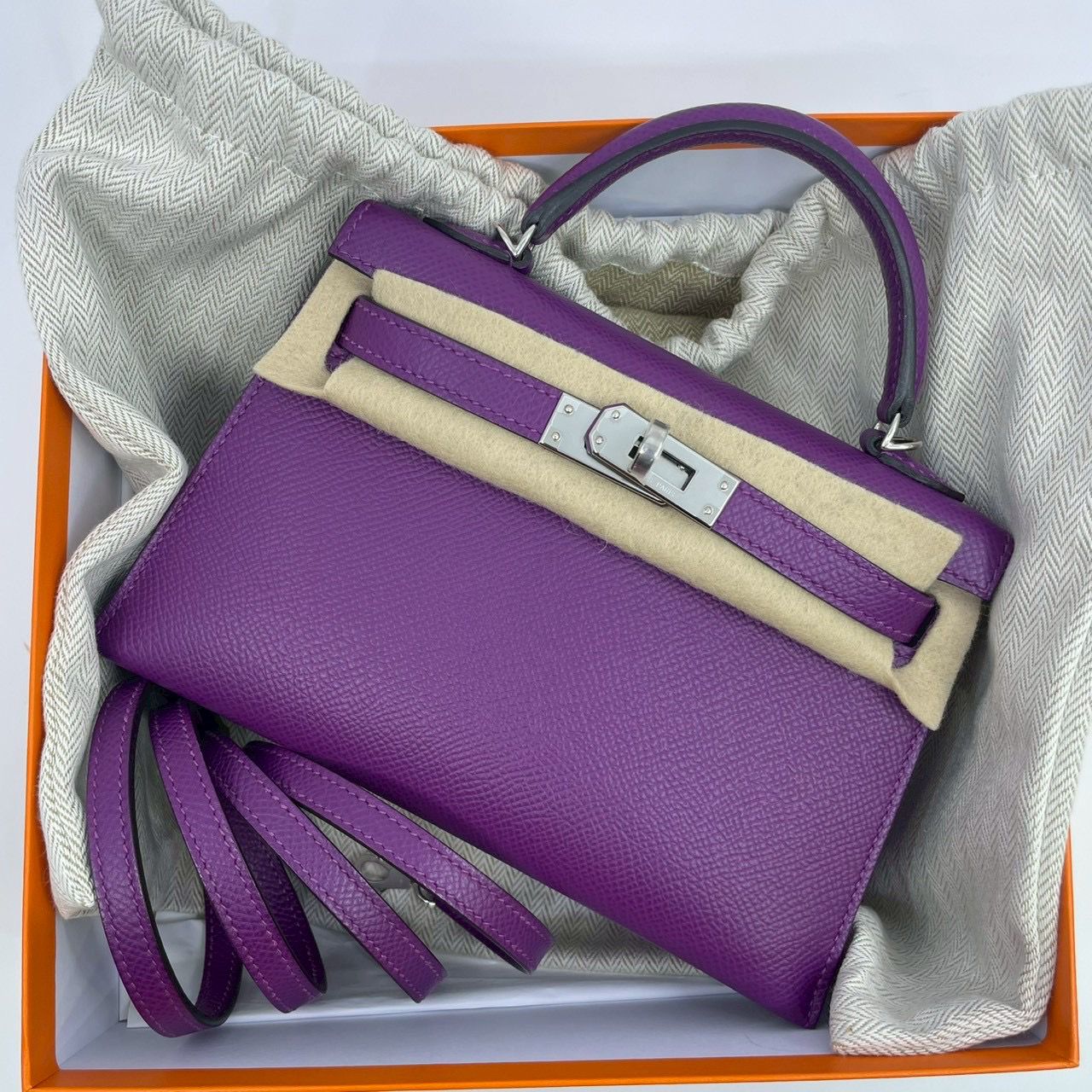 Hermès Kelly 20 - Epsom - Anemone - Palladium Hardware - K20EAPHW