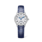 JLC - Rendez-Vous Date - 29 MM - Stainless Steel - Silvered-Gray Dial - Diamond Bezel - Blue Leather Strap - Q3408531